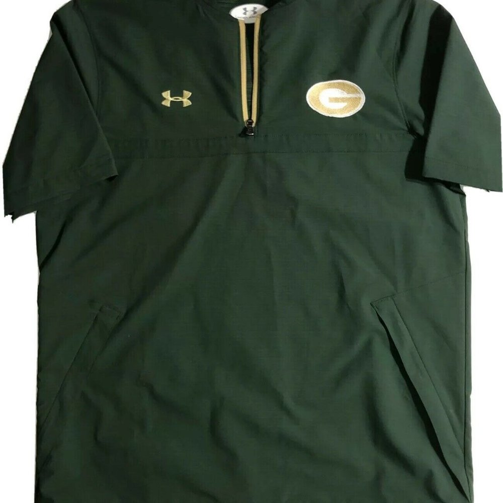 Size M Under Armour Green Vented Jacket Shirt